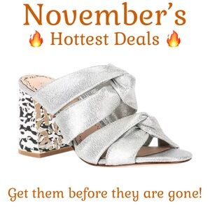 Muse by Marchesa IRIS KnottecMetallic Dress Slide Sandals